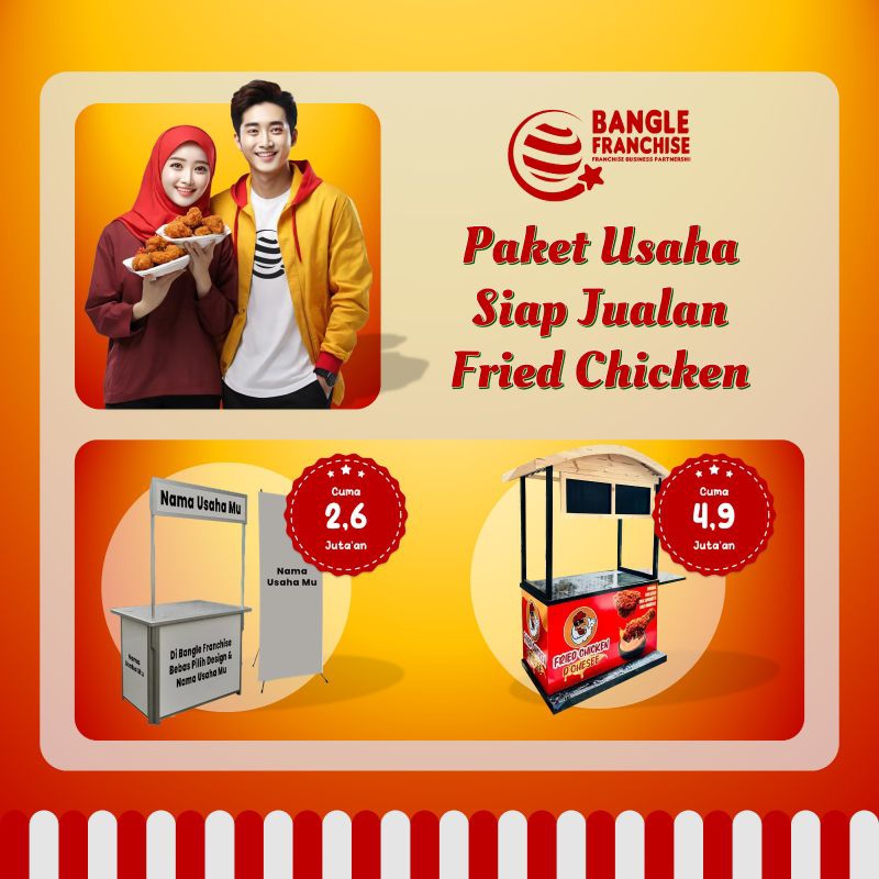 FRANCHISE AYAM CRISPY D'CHEESE SIAPP JUALAN