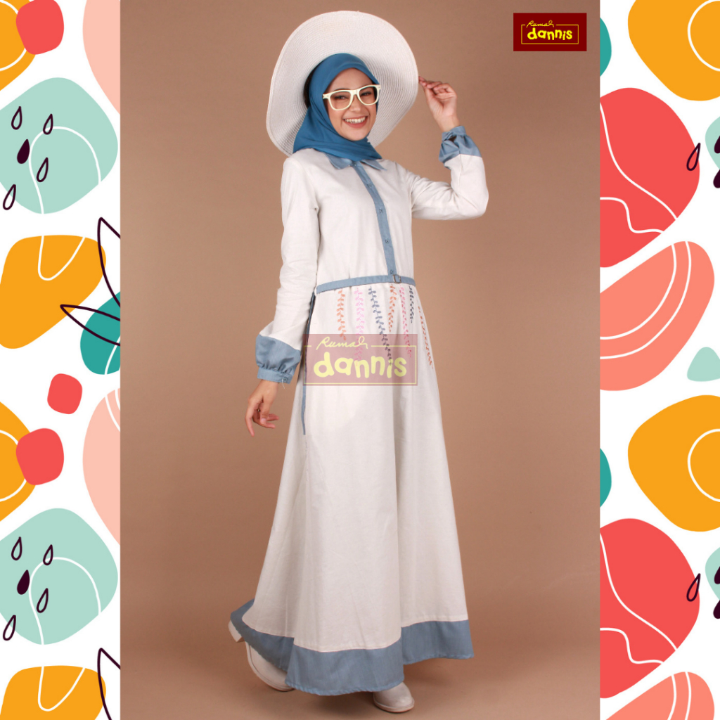 Size XS - ABAYA DEWASA DANNIS - AB100XS