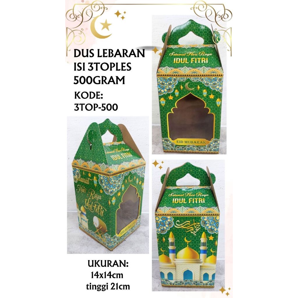 

Dus Lebaran Idul Fitri utk 3 toples SERI 3