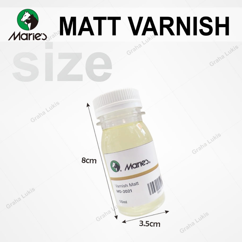 

Maries Matt Varnish 100ml MO-2021 Varnis Matte Lukisan