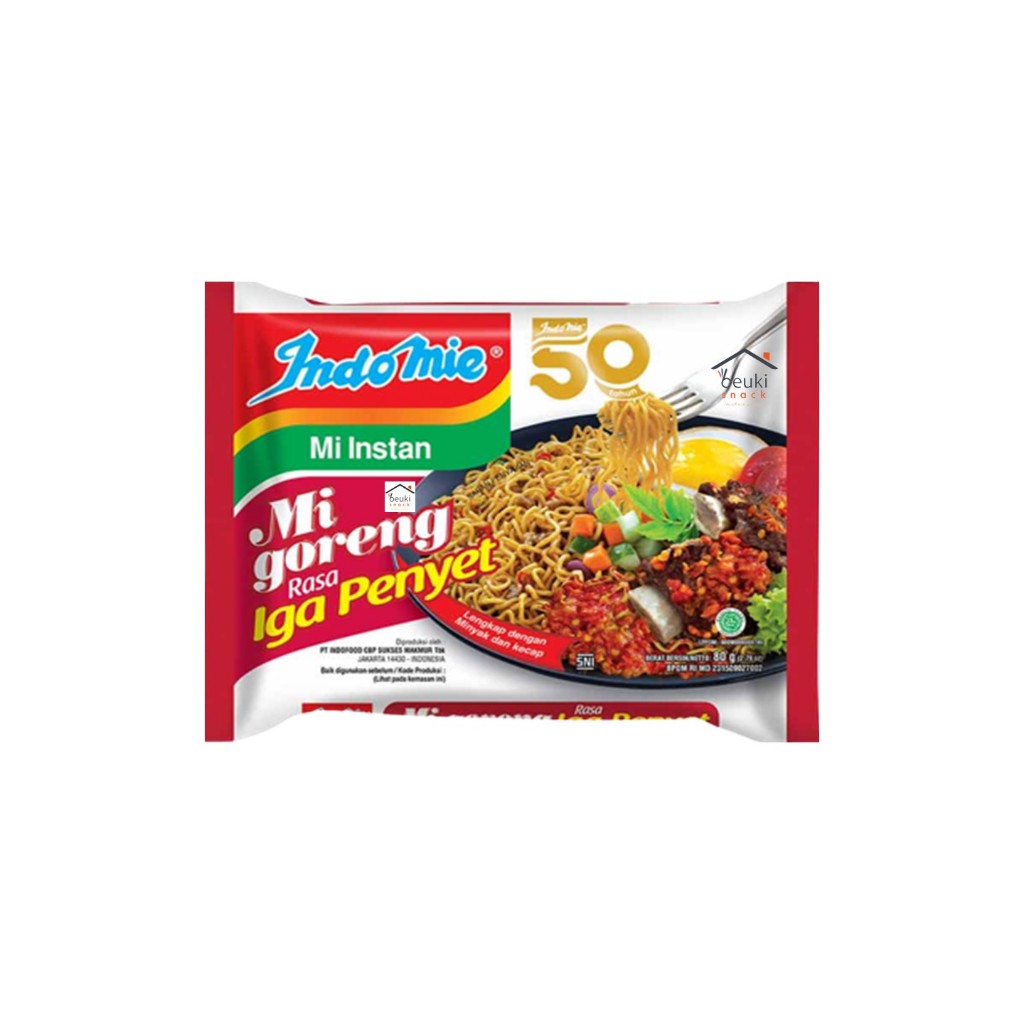 

Indomie Goreng Iga Penyet Lengkap dengan Minyak dan Kecap