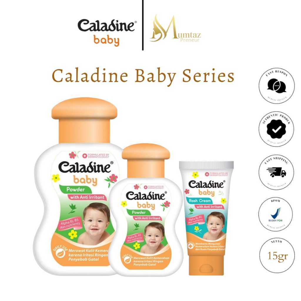 CALADINE BABY RASH CREAM CALADINE BABY POWDER
