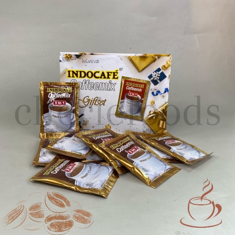 

Indocafe Coffeemix Giftset 1 Kotak 10S x 20Gr/Kopi Instant/Kopi Mix