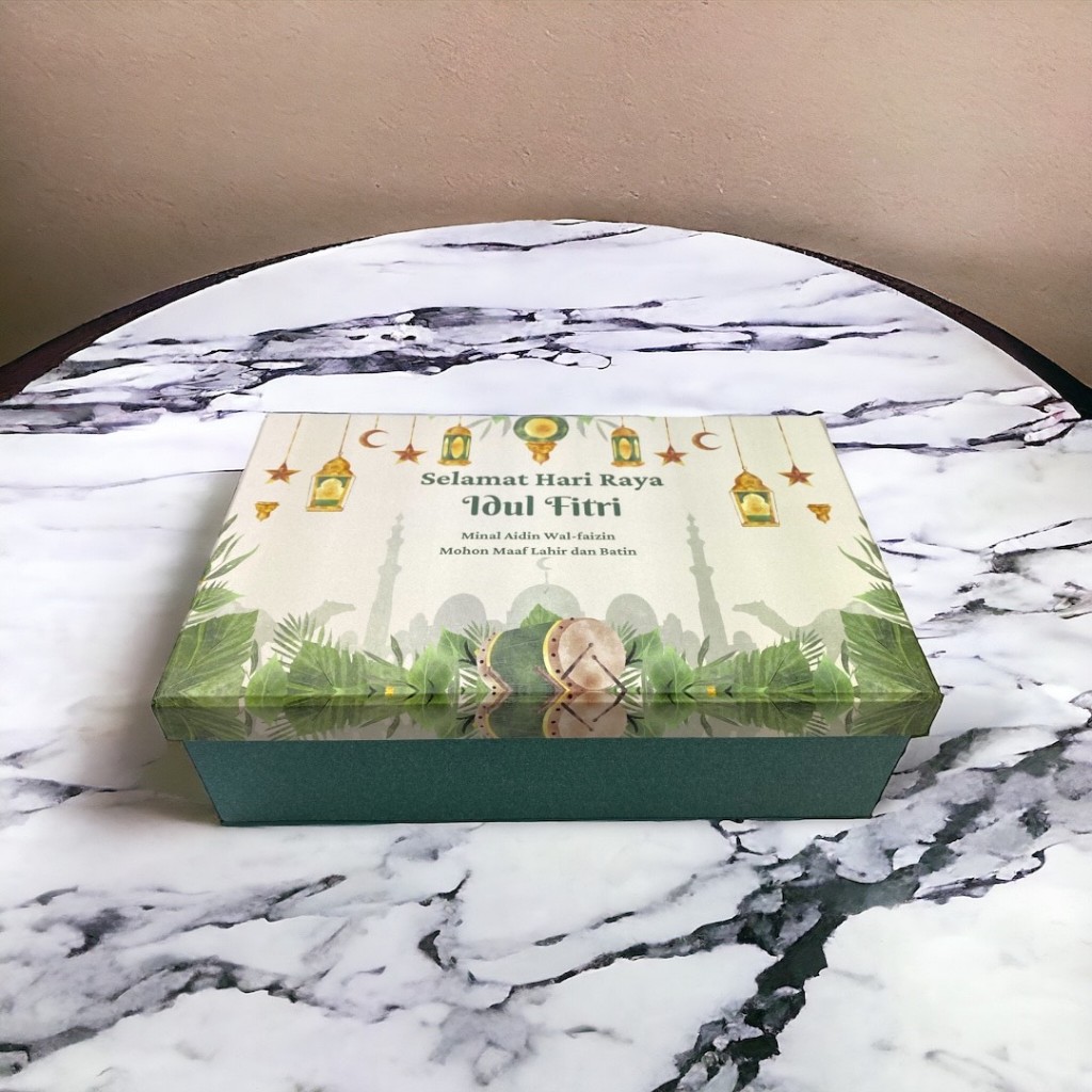 

Box Hampers Lebaran Hijau Idul Fitri (Box Only)