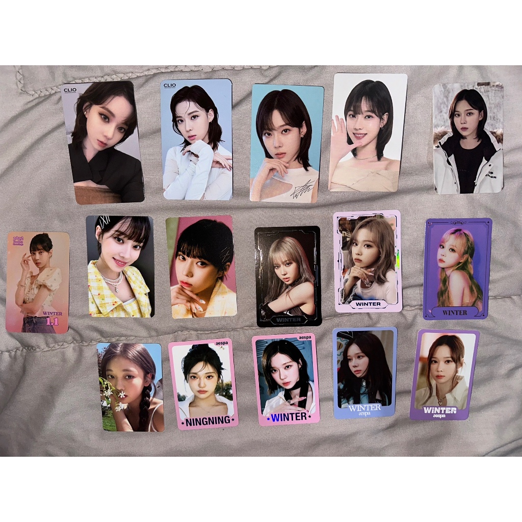 Photocard Trading Card TC aespa Winter Ningning