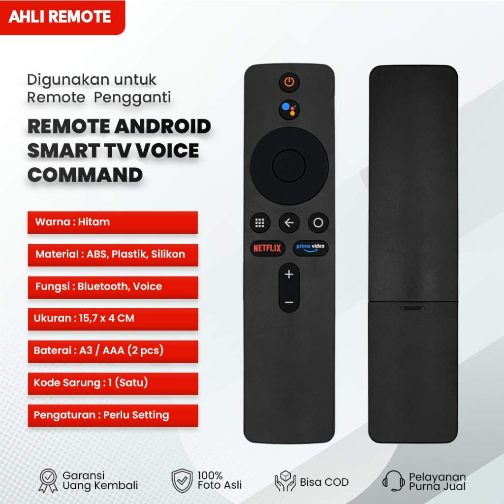 Remote TV Xiaomi LCD LED Mi TV 4A / Remot Mi Box S TV Android Smart TV