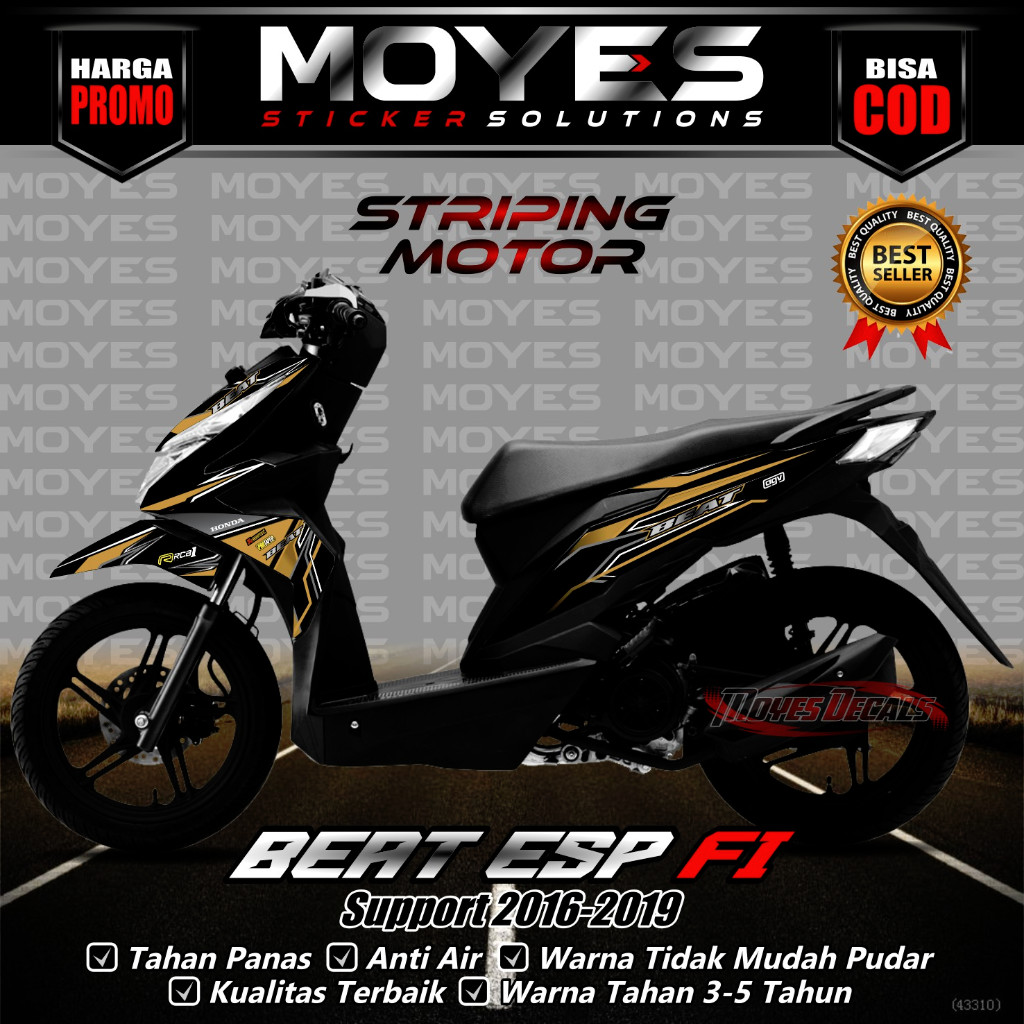 Striping Beat esp fi 2016-2019 Racing 2