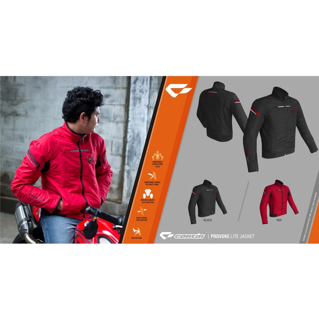 Jaket Motor Contin Provoke / Jaket Touring Contin / Jaket Contin Provoke