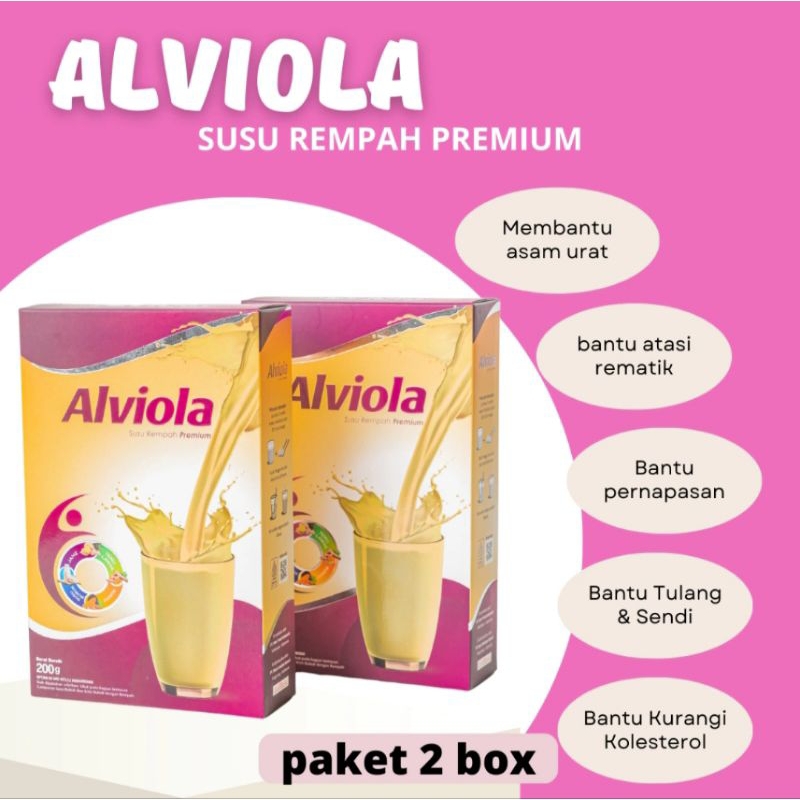 

PAKET 2 - SUSU REMPAH ALVIOLA UNTUK MENGATASI MASALAH TULANG DAN PERSENDIAN - AMAN