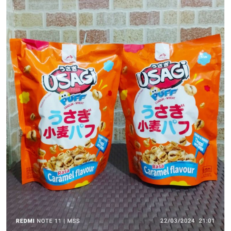 

DUA KELINCI USAGI PUFF WHEAT(8x10GR)