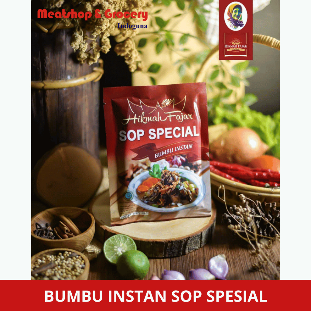 

Bumbu Sop Spesial Instan | Bumbu Hikmah Fajar | Untuk masakan 1 Kg