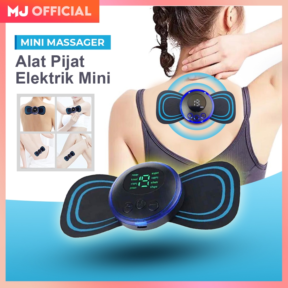 Alat Terapi Pijat Ems Mini Massage Alat Terapi Pijat Elektrik Portabel Kupu Kupu