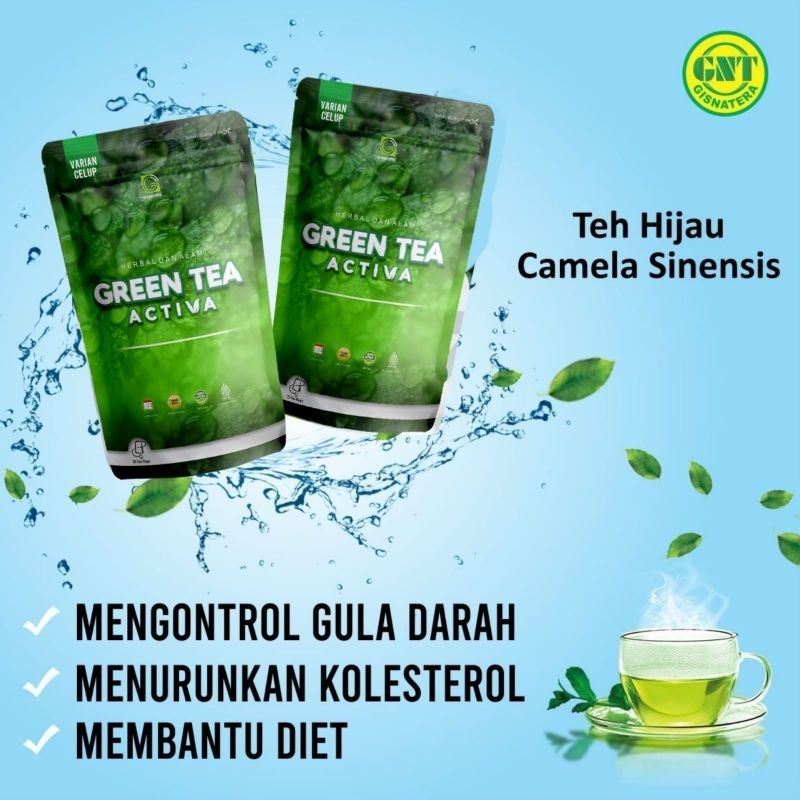 

Green Tea Activa kemasan ekonomis isi 14 celup