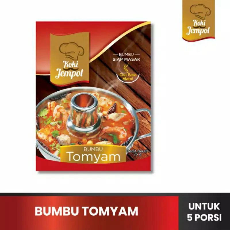 

Bumbu Koki Jempol Steamboat / Tomyam / Suki / Ramen Kuah / Miso Soup / Bakso Kuah / Bumbu Instant