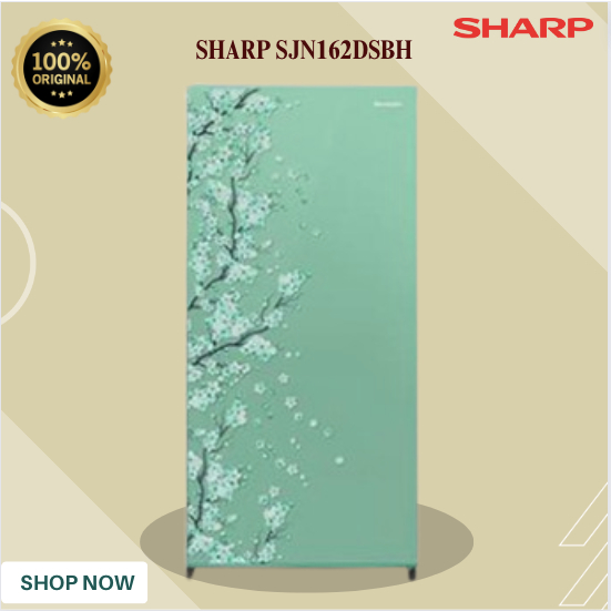 KULKAS SHARP 1 PINTU SJN162DSH 128L/SJN-162DSH/SJN 162DSH/SHARP KULKAS MURAH ORIGINAL BERGARANSI