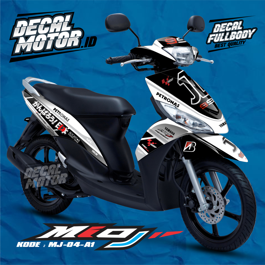 STICKER MOTOR KEREN - DECAL FULL BODY MIO J - STICKER DECAL MIO J - MJ