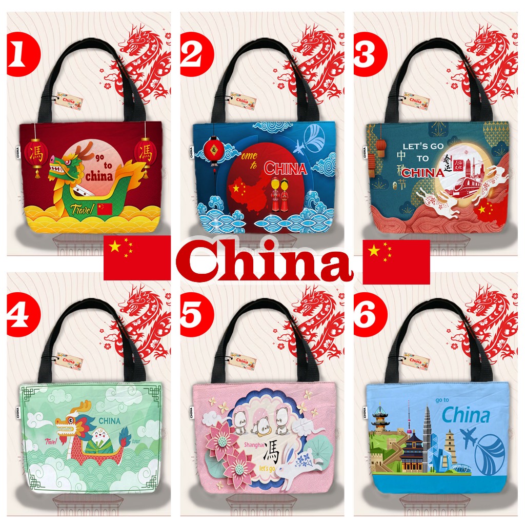 TAS MODEL TENG TENG NEGARA CHINA TAS OLEH OLEH CHINA
