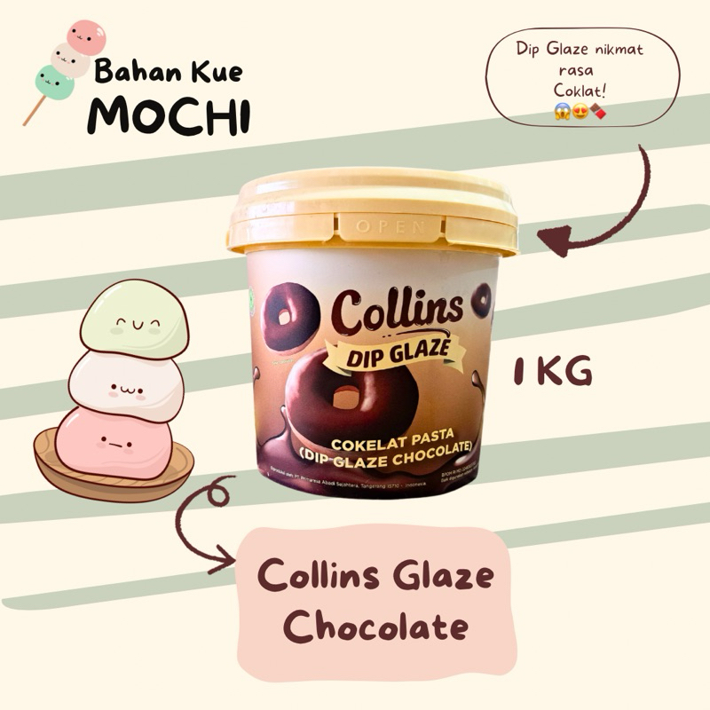

Glaze Collins Coklat 1KG