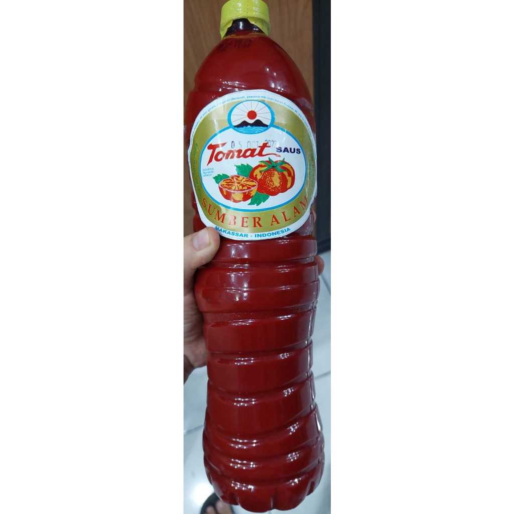 

POPPURI SHOP - Kemasan Botol Plastik " SUMBER ALAM " (1.5L) - Saos Tomat - Lombok Kuning Spesial - Lombok Merah - Kecap Asin - Kecap Manis