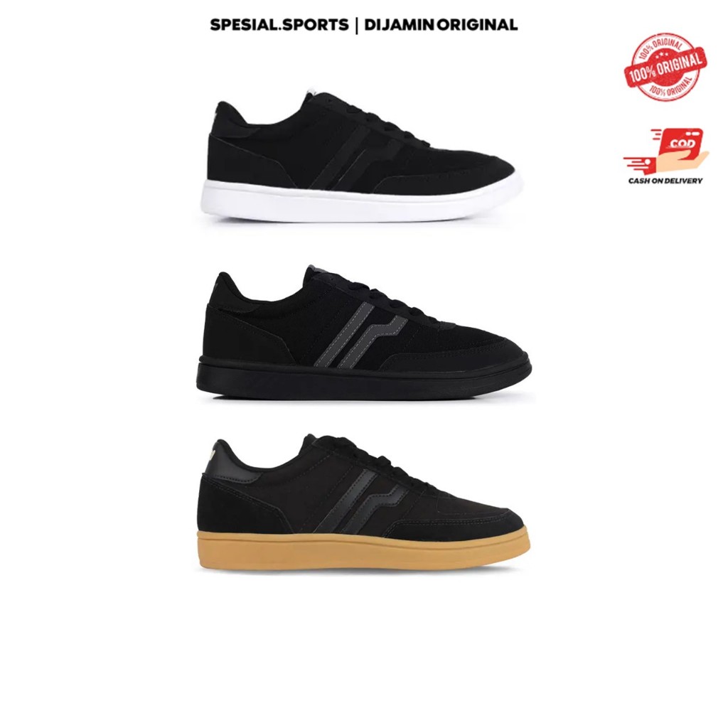 Piero DERBY Black Gum - Sepatu Sneakers