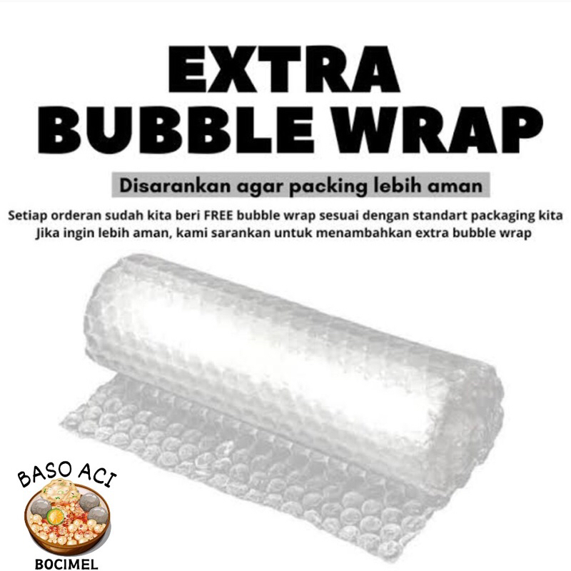 

BOCIMEL - EXTRA PACKING BUBBLE WRAP