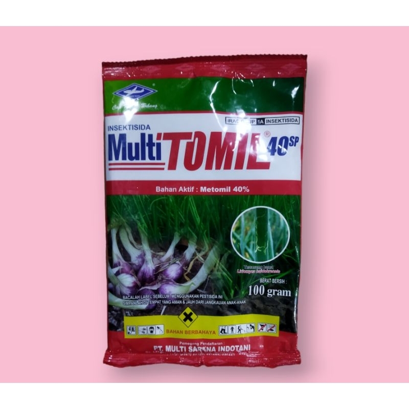100 gr MULTITOMIL MULTI TOMIL Insektisida Metomil 40 sp
