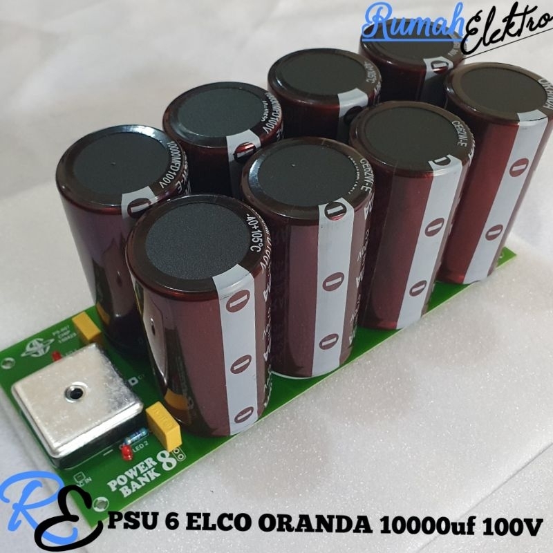 Kit PSU 8 Elco Oranda 10000uf 100V