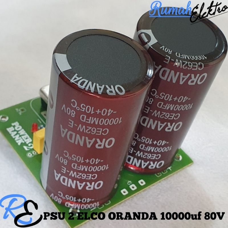 KIT PSU 2 Elco Oranda 10000uf 80V