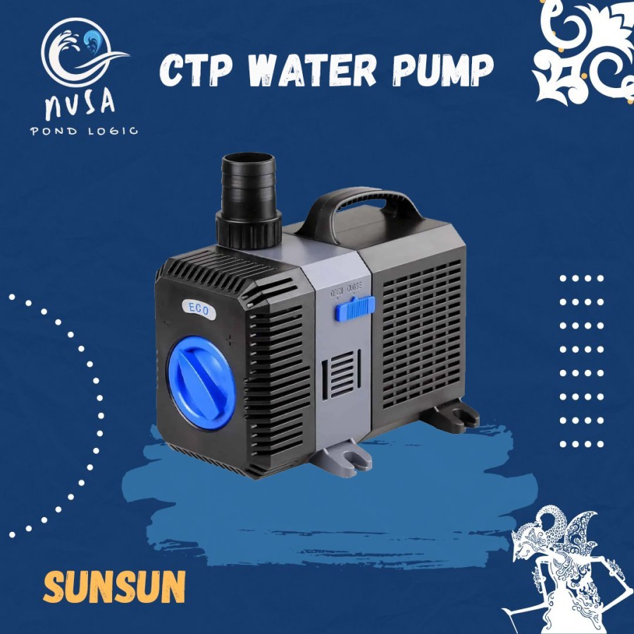 Pompa Air High Lift Sunsun Ctp Pro 7500 LPH Water Pump Kolam