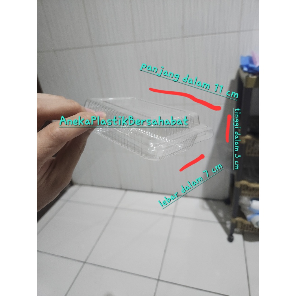 kotak mika BX 5 M2 ( TEBAL ) , kurma , makan bolu , roti , kue , ikan jumbo BX 5 merk bintang isi ku