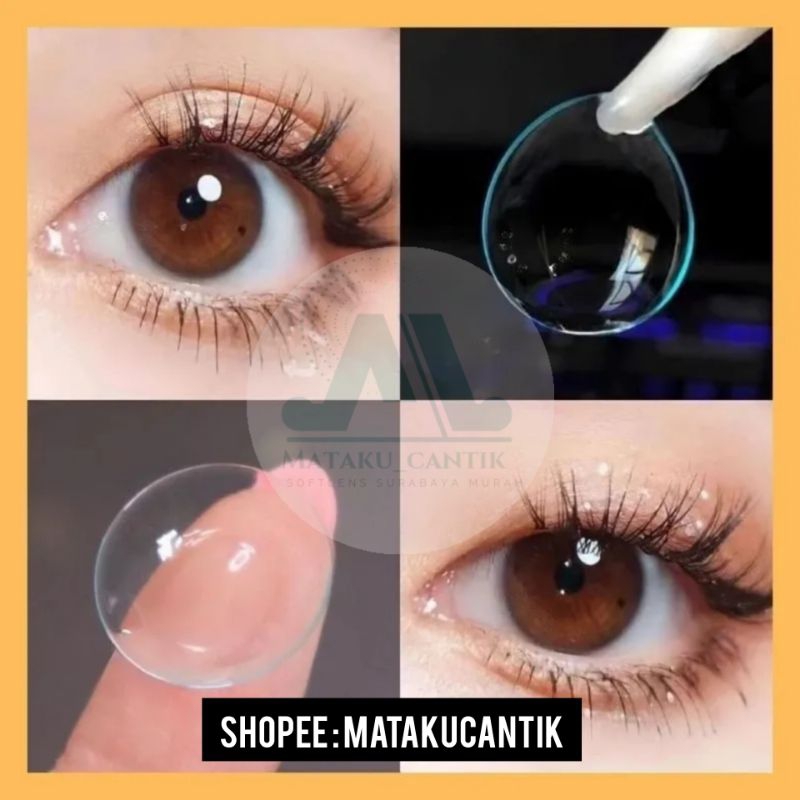 Softlens BENING MINUS PREMIUM | Softlens Clear Minus 0,5 Sampai Minus 10 READY | Softlens transparan