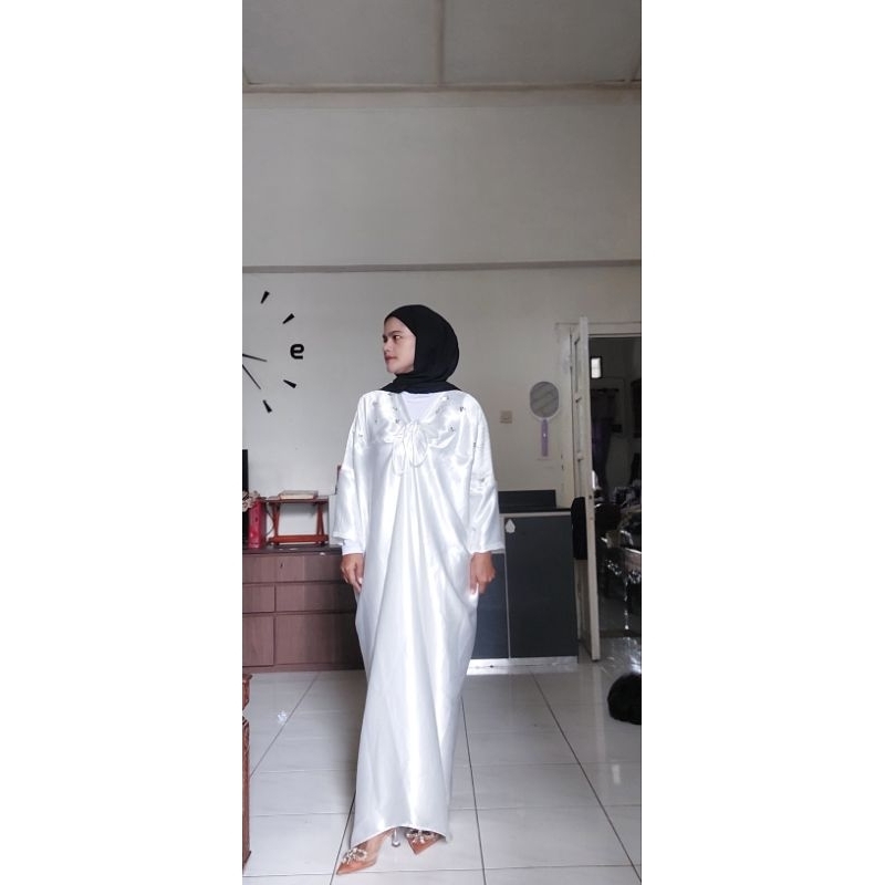 kaftan payet murah kaftan satin serut kaftan variasi kaftan silk