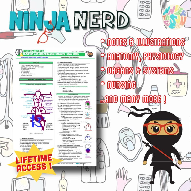 

NINJA NERD Notes and Illustrations 2024 | Paket belajar catatan bimbel FK Kedokteran Keperawatan