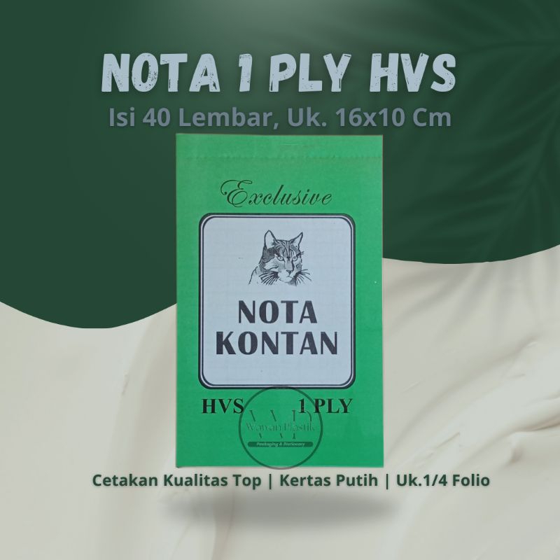 

Nota Kecil 1 Ply Murah 1 Buku