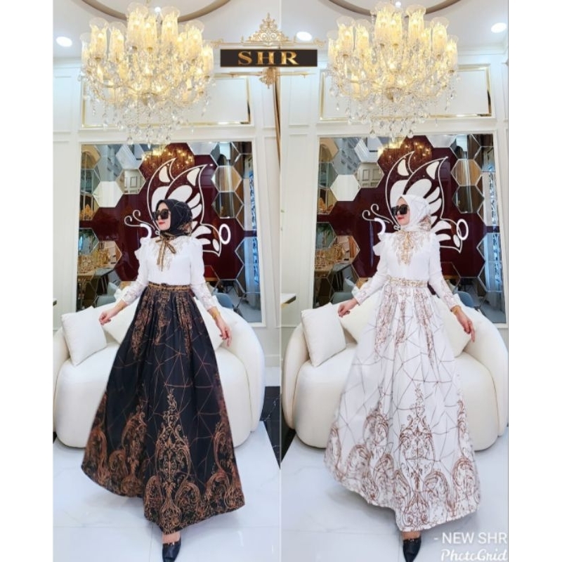 New Ready Gamis Rajut Mix Ory SHR