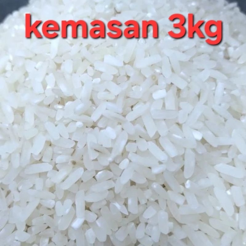 

Beras 3kg pulen enak TANPA CAMPURAN/ASLI DARI PETANI LANGSUNG/SELEPAN