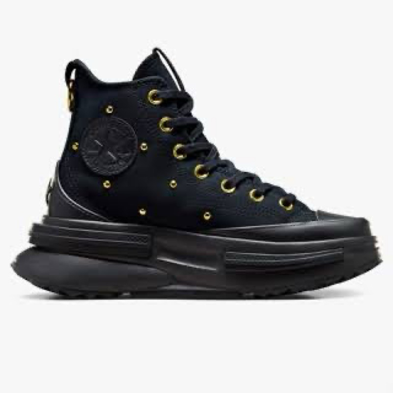 Sepatu Sneakers Wanita Converse Run Star Legacy Studed Black (A05461C)