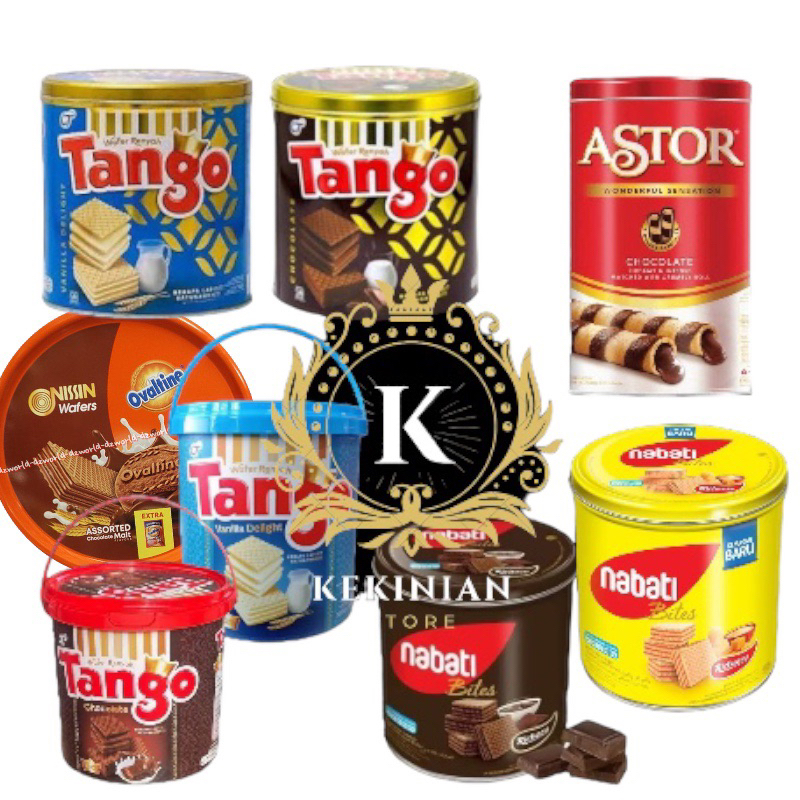 

Tanggo Wafer Jar 240g 2 varian rasa coklat dan vanilla exp 2025