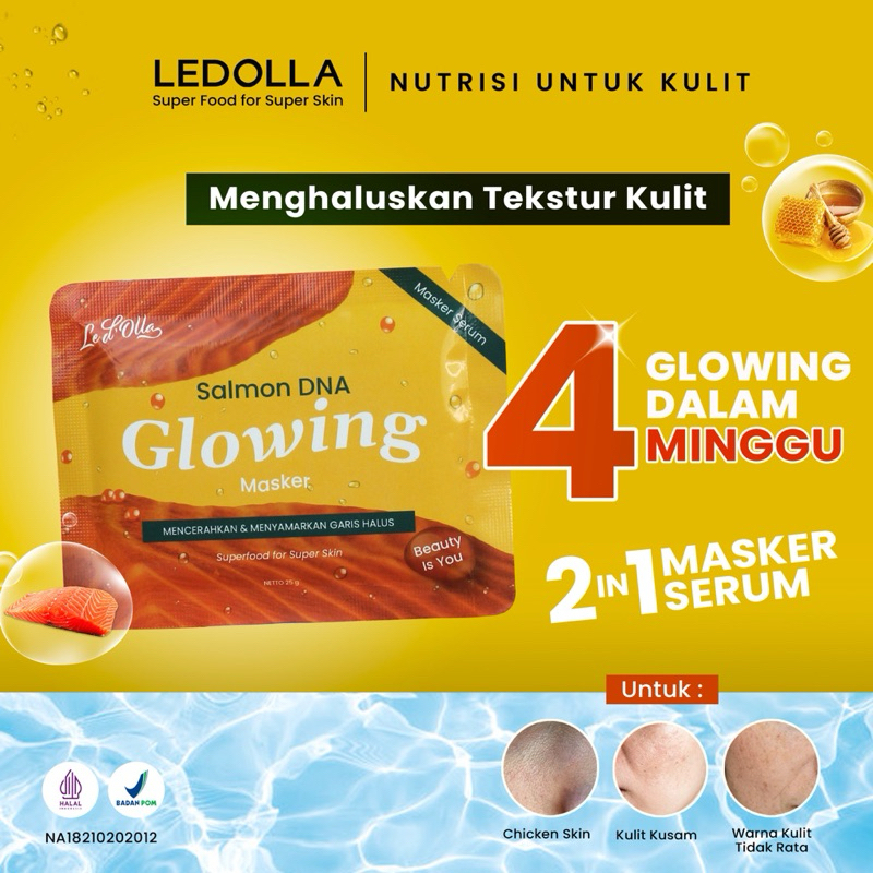 LEDOLLA Salmon DNA Glowing Serum Mask