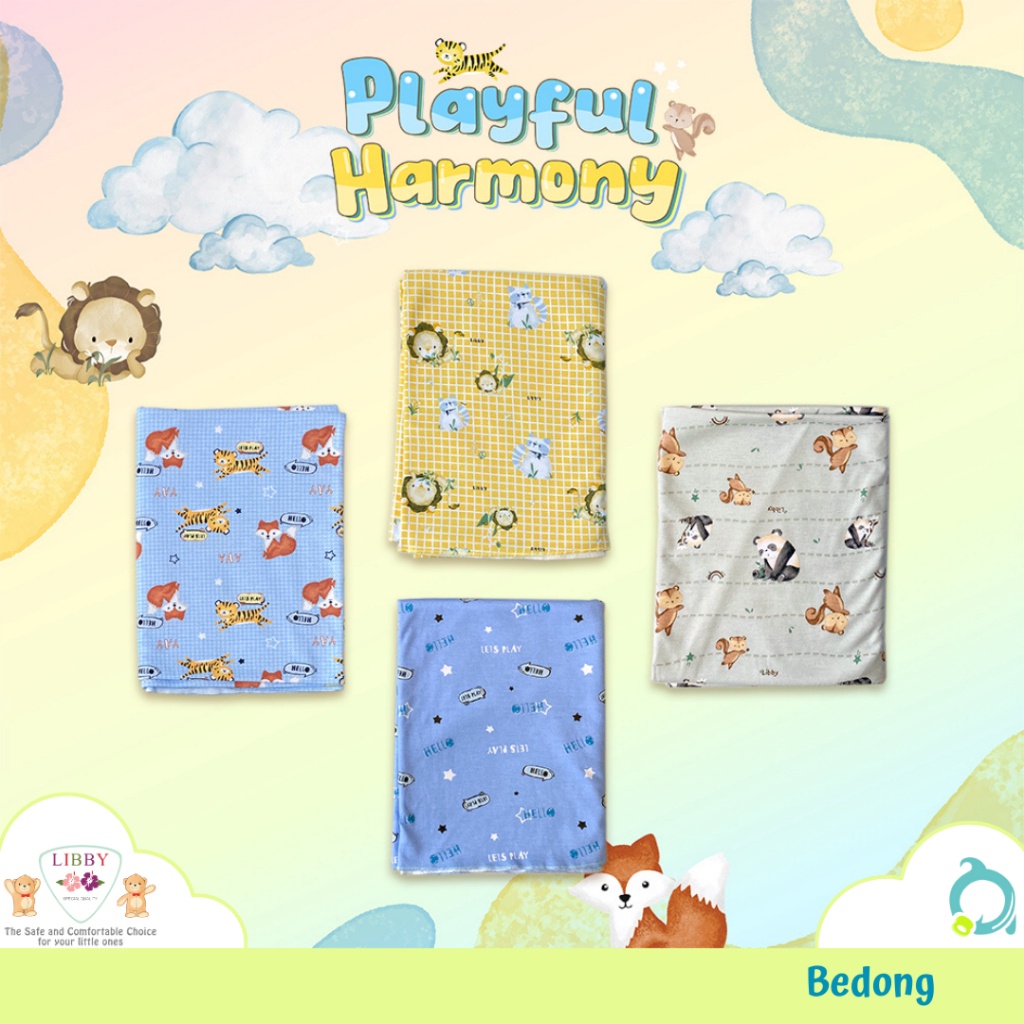 Star LIBBY  MIYO Bedong Motif Mix Salur  Polkadot 1 pcs