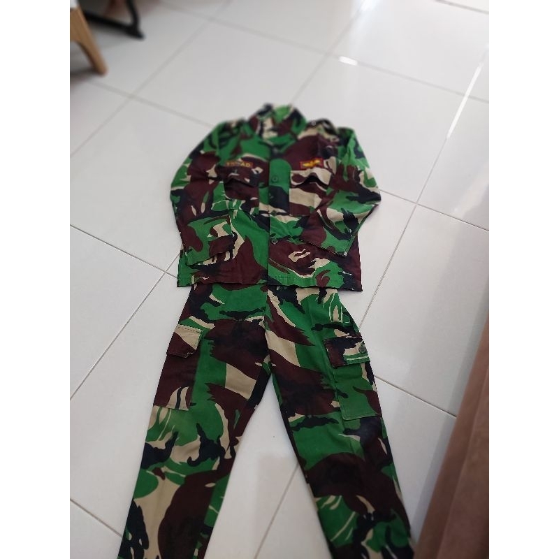preloved kostum anak TNI AD