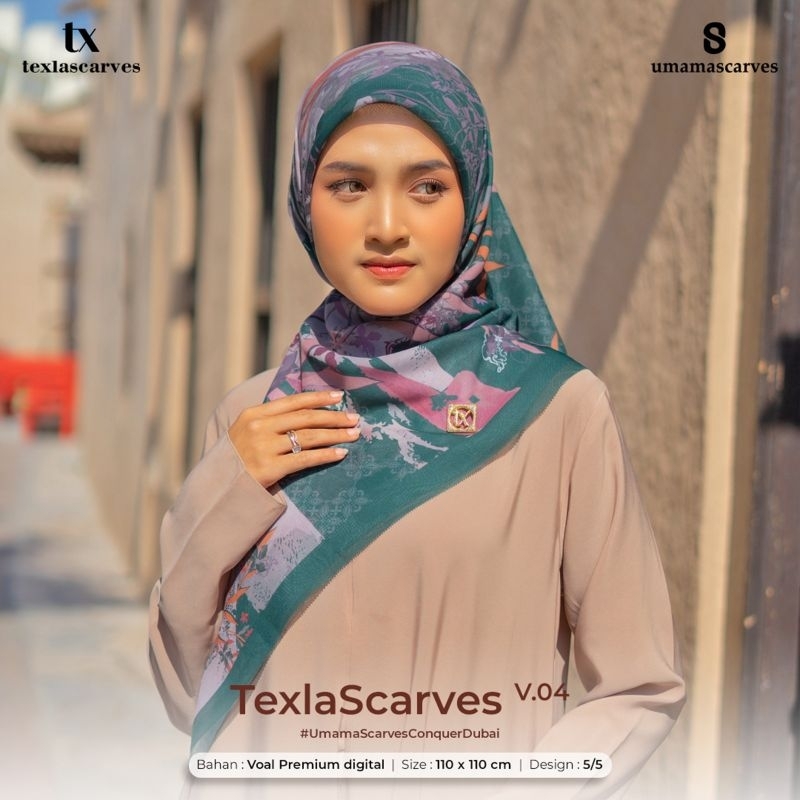 Free Special Gift - TEXLA SCARVES BOX MOTIF J - FREE BROS CANTIK