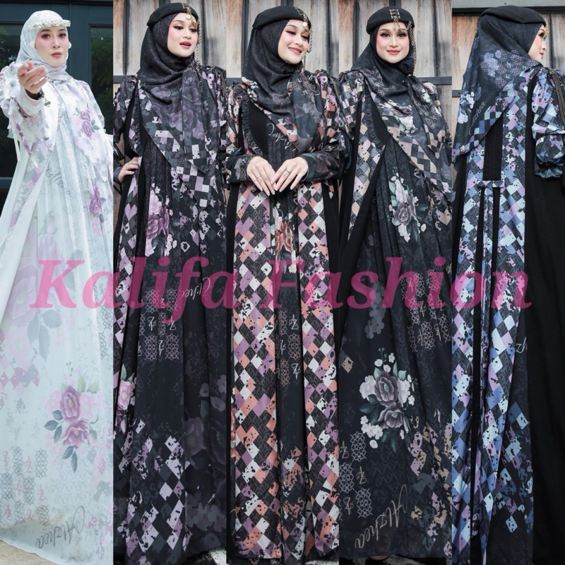 RANI ARUNA SERIES ORI ALZHEA PREMIUM / GAMIS PESTA MEWAH / GAMIS SYARI BRANDED / ASTANA TREND HIJAB 