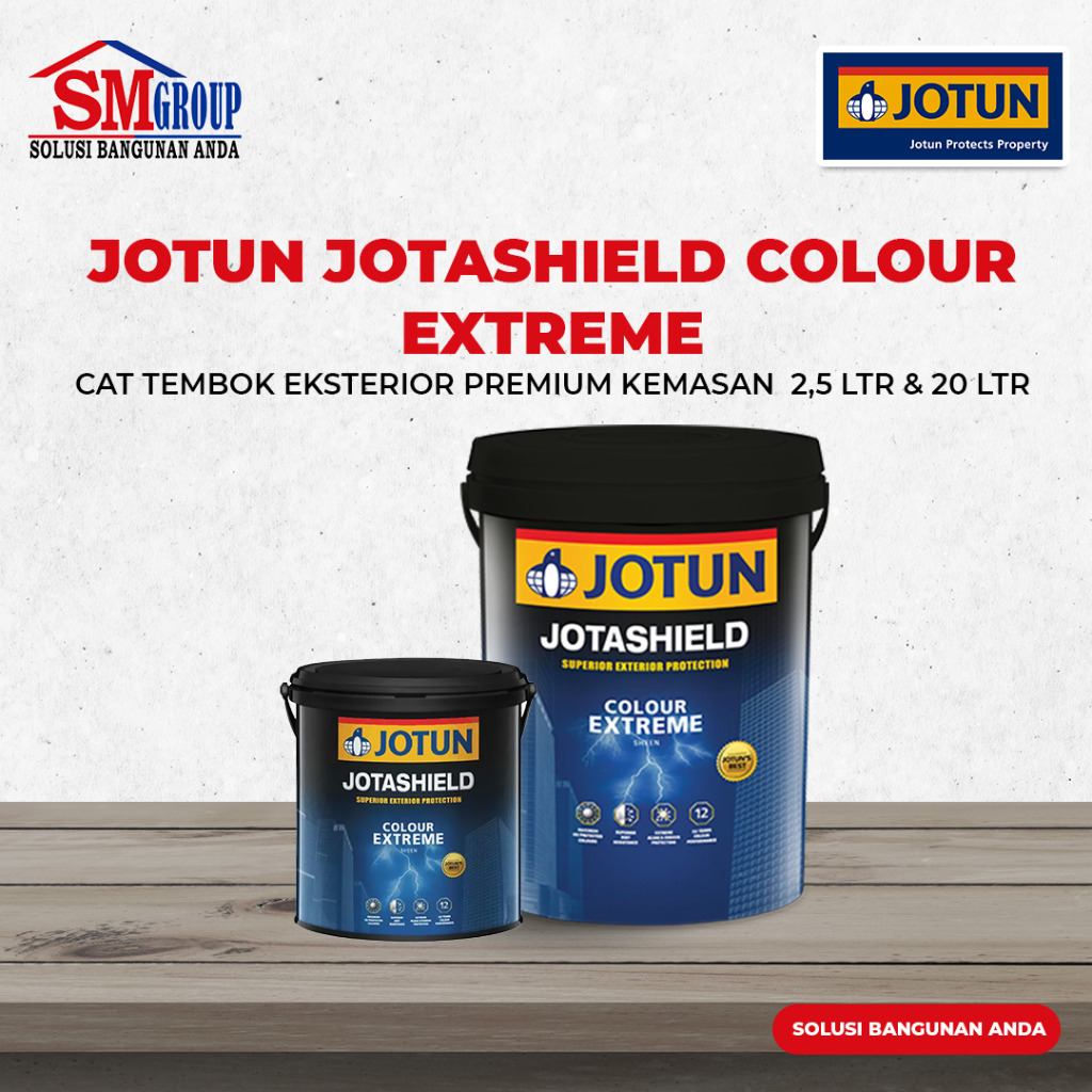 Cat Jotun Jotashield Colour Extreme | Cat Premium Eksterior - 20 Ltr