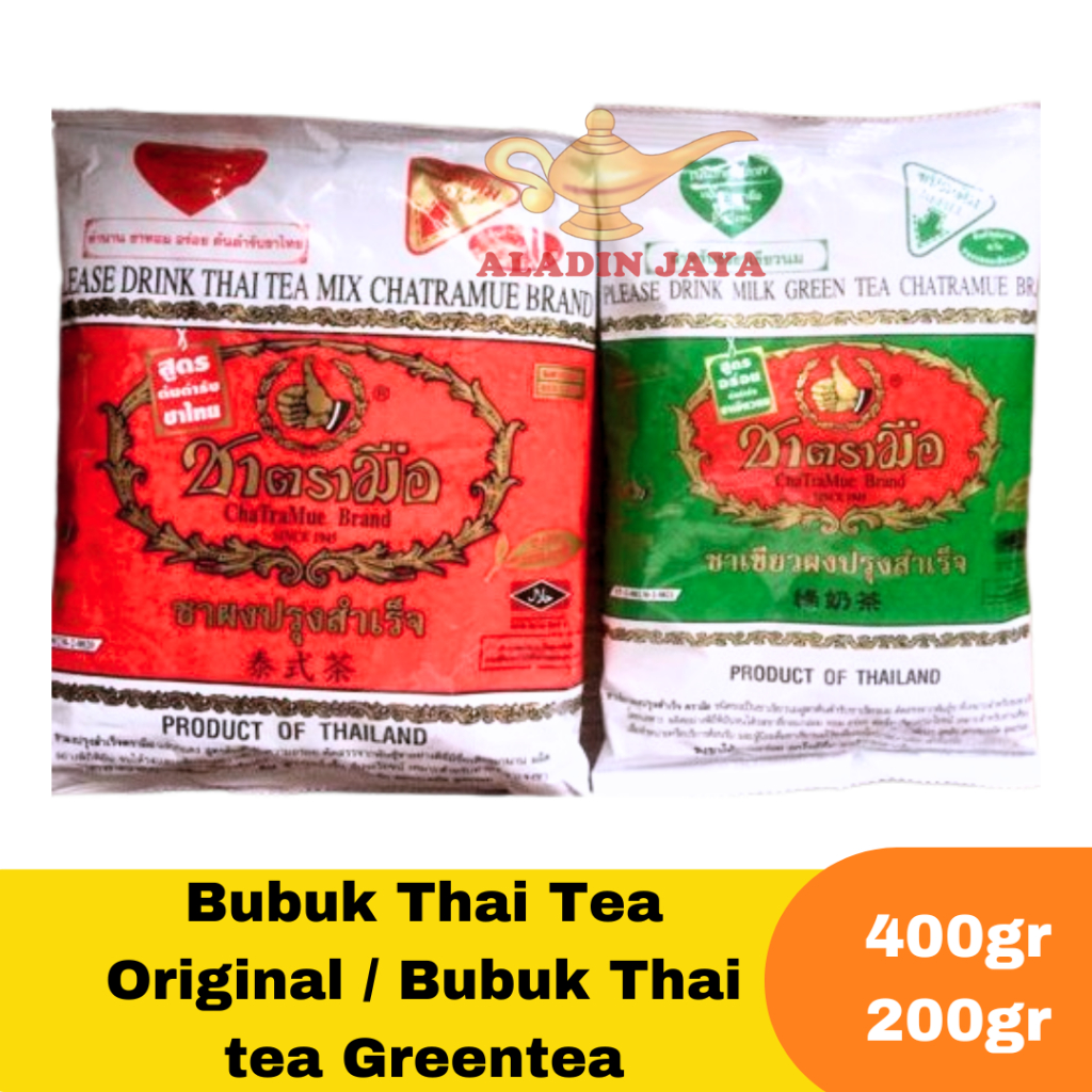 

Bubuk Thai Tea Original / Bubuk Thai tea Greentea (Dum-Dum)