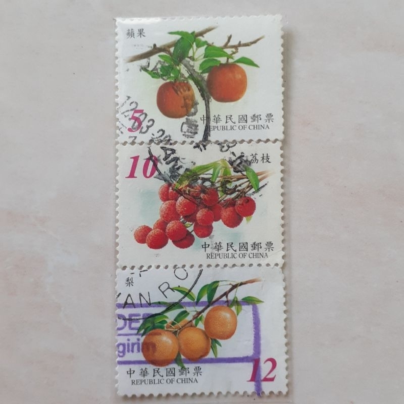 

Perangko Taiwan Fruits Tahun 2001-2003 set 3pcs