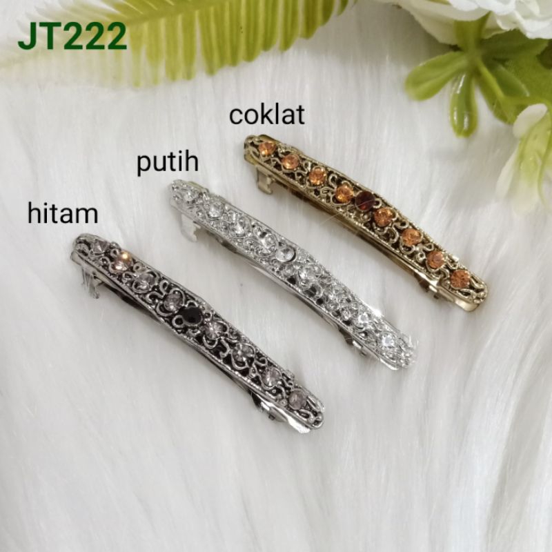 chandrasurya Jepit Rambut Belakang Otomatis JT222 KECIL MUNGIL Kerudung Hijab Jilbab Fashion Aksesor