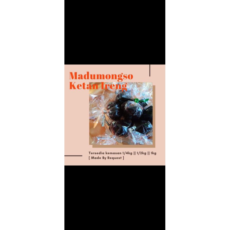 

madumongso ketan hitam