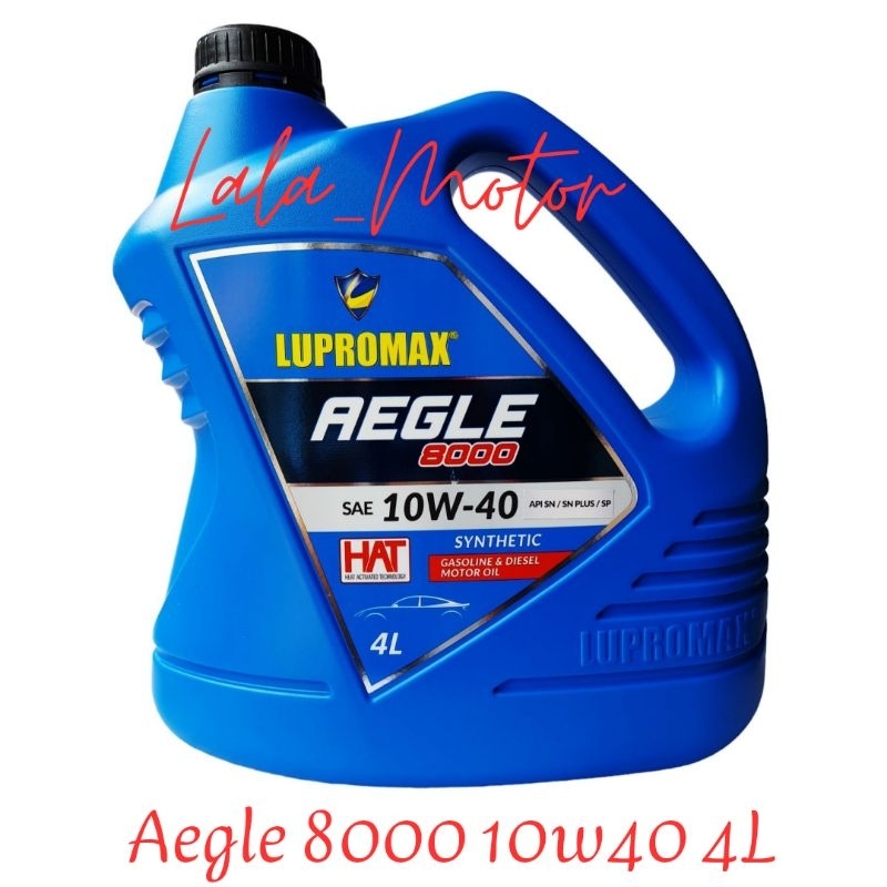 Oli Mesin Mobil Lupromax Aegle 8000 10W-40 4Liter