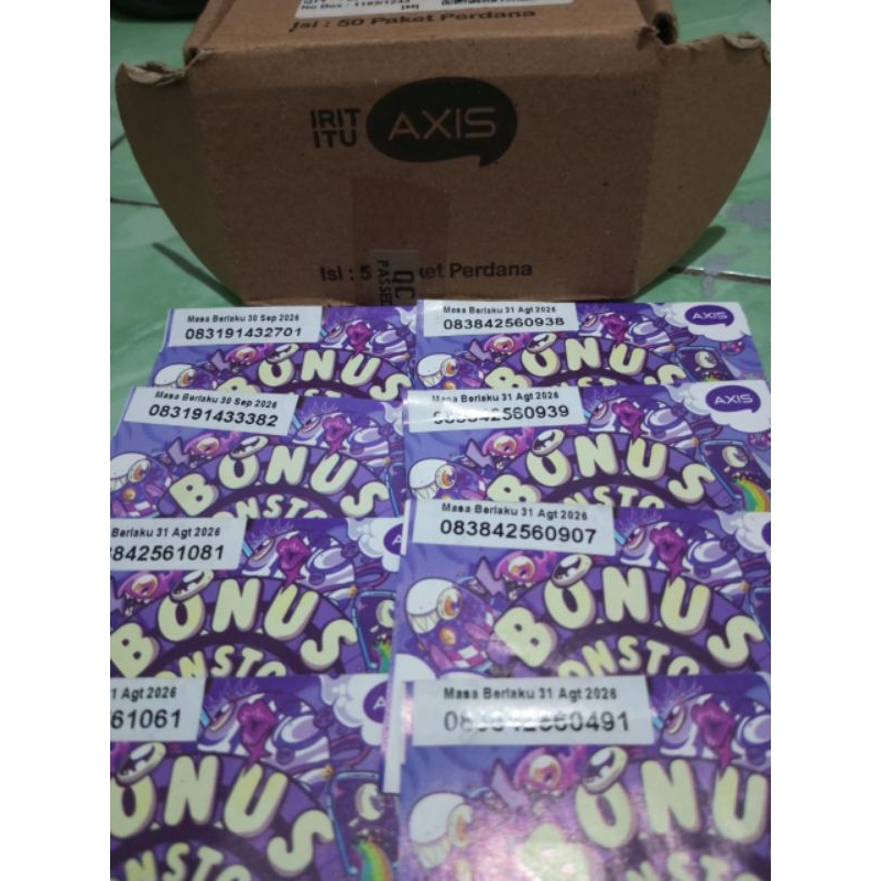 kartu perdana siap pakai